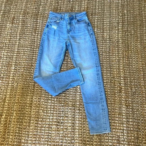 American Eagle Mom Jean Skinny size 000 NWOT - Picture 1 of 8